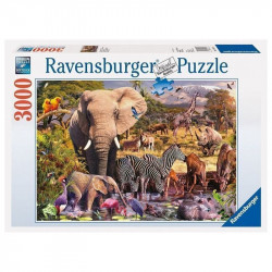 Puzzle 3000 db - Afrikai állatvilág 1000-2999 darabos puzzle Ravensburger