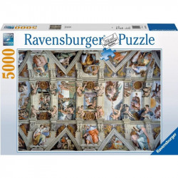 A Sixtus-i kápolna 5000 darabos puzzle 3000+ darabos puzzle Ravensburger