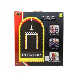 Bburago Ferrari Racing garázs 1:43 Autópálya, parkolóház Bburago