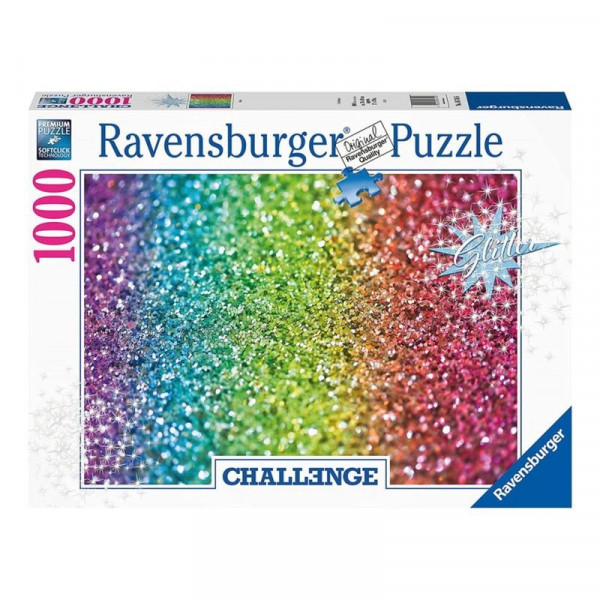 Puzzle 1000 db - Challenge Glitter