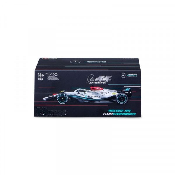 Bburago 1/43 versenyautó - MB F1 W13 E Performance(with helmet)