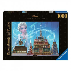 Puzzle 1000 db - Disney kastély Elza 100-499 darabos puzzle Ravensburger