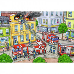 Puzzle 2x12 db - Kék lámpás út