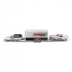 Maisto 1/64 autó utánfutóval, többféle