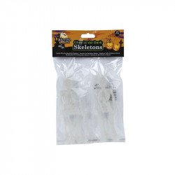 Sötétben világító csontvázak, 16 cm, 16 db/cs Party dekoráció Nincs