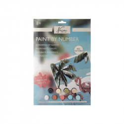 Fess számok szerint, 33,5x23,8 cm, flamingó Festés, színezés, rajzolás Grafix