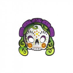 Festett csontváz maszk, 4 féle Jelmez kiegészítők Nincs