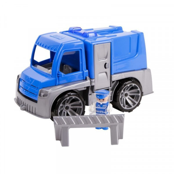 Műanyag rendőr teherautó - 28 cm