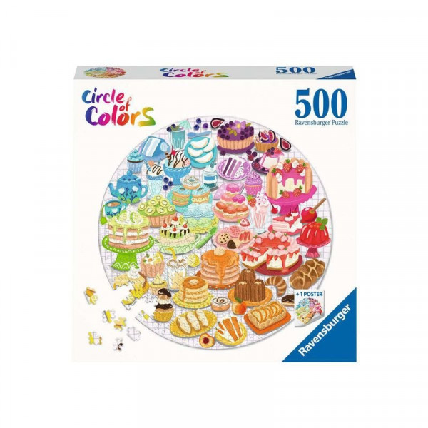 Puzzle kör 500 db - Desszertek