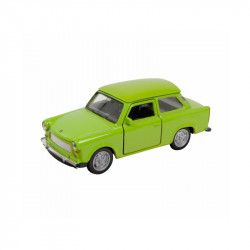 Fémautó Trabant 4,75/601 világos kék/ szürke hátrahúzható Autó, jármű Nincs