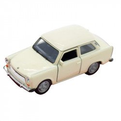 Fémautó Trabant 4,75/601 világos kék/ szürke hátrahúzható Autó, jármű Nincs