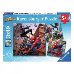 Ravensburger Puzzle 3x49 db - Védelmező Pókember 100-499 darabos puzzle Ravensburger