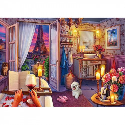 Puzzle 500 db - Kellemes fürdő
