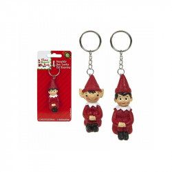Karácsonyi manó kulcstartó, 5 cm, kézzel festett, 2 féle Ajándék Nincs