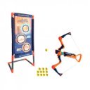 Golyókilövő íj, céltáblával és 12 db szivacsgolyóval