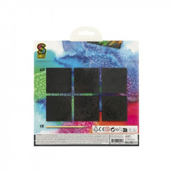 Grafix - képkarcoló 6 db 19,5x19,5cm, 2 féle