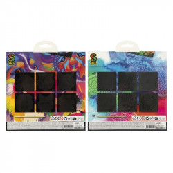 Grafix - képkarcoló 6 db 19,5x19,5cm, 2 féle