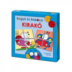 Bogyó és Babóca Kirakó 2 x 4 darabos puzzle Logikai-oktató társasjáték Keller Mayer