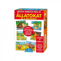 Játszva ismerjük meg oktató puzzle - többféle Logikai-oktató társasjáték Nincs