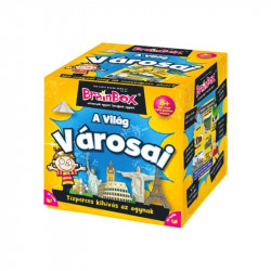BrainBox - A Világ városai társasjáték Logikai-oktató társasjáték Brainbox