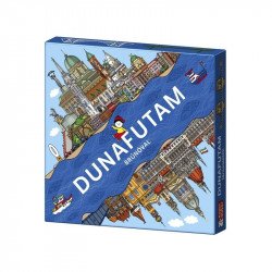 Brúnó Budapesten - Dunafutam társasjáték Logikai-oktató társasjáték Keller Mayer
