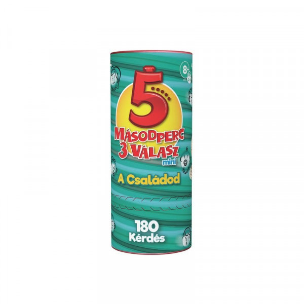 5 másodperc 3 válasz mini - családi társasjáték
