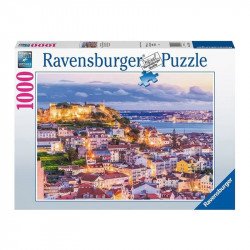 Puzzle 1000 db - Kilátás Lisszabonra 1000-2999 darabos puzzle Ravensburger