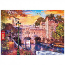 Puzzle 1000 db - Romantikus séta Bathban 1000-2999 darabos puzzle Ravensburger