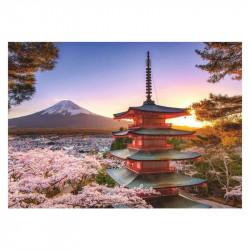 Puzzle 1000 db - Cseresznyefavirágzás Japánban
