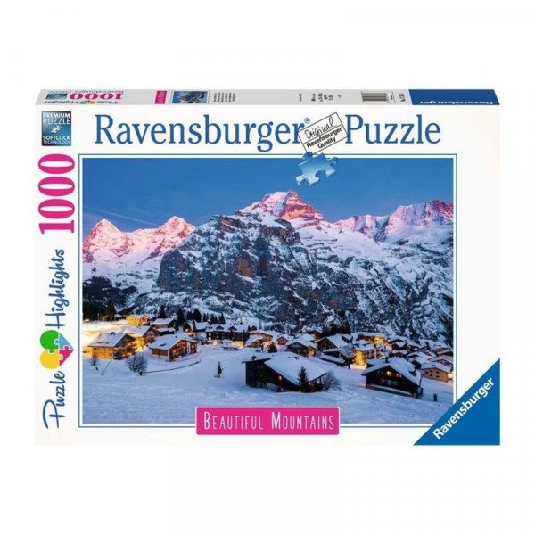 Puzzle 1000 db - Berner Oberland, Mürren