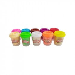 Gyurma szett, 10 db Gyurma Nincs