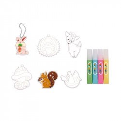 Csináld magad - állatos kristály függődísz, 15 db Kreatív készlet Nincs