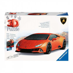 Puzzle 3D 108 db - Lamborghini Huracan narancs 3D puzzle Ravensburger