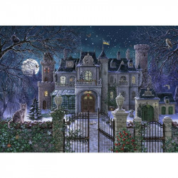 Puzzle 1000 db - Karácsonyi villa