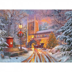 Puzzle 500 db - Ragyogó karácsony