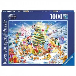 Puzzle 1000 db - Disney karácsony 1000-2999 darabos puzzle Ravensburger