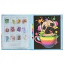 Flitteres képkészítő, 20x25 cm, 12 színű flitter, 2 féle