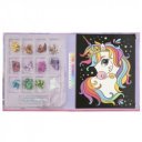 Flitteres képkészítő, 20x25 cm, 12 színű flitter, 2 féle