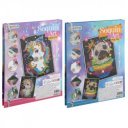 Flitteres képkészítő, 20x25 cm, 12 színű flitter, 2 féle