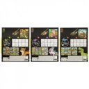 Képkarcoló és kifestő lapok, 26x21 cm, 10 lap, kaparó toll