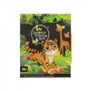 Képkarcoló és kifestő lapok, 26x21 cm, 10 lap, kaparó toll