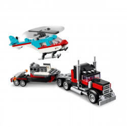 LEGO 31146 Platós teherautó és helikopter