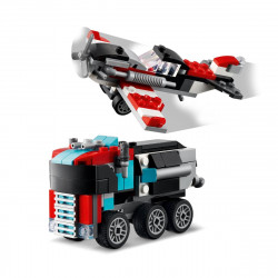 LEGO 31146 Platós teherautó és helikopter