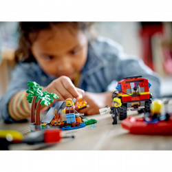 LEGO 60412 4x4 Tűzoltóautó mentőcsónakkal