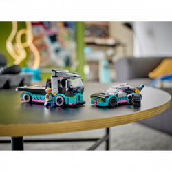 LEGO 60406 Versenyautó és autószállító teherautó