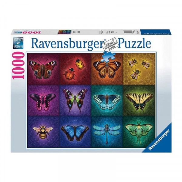 Puzzle 1000 db - Szárnyas rovarok