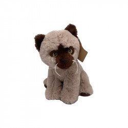 Plüss cica 20 cm - világosbarna 20-40 cm Nincs