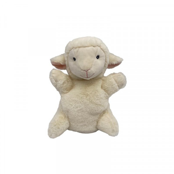 Plüss kesztyűbáb, 27 cm - bárány