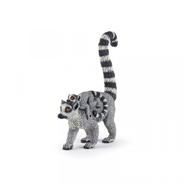 Lemur és kölyke