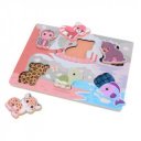 Jouéco® - Vadállatok érintsd és érezd kirakó